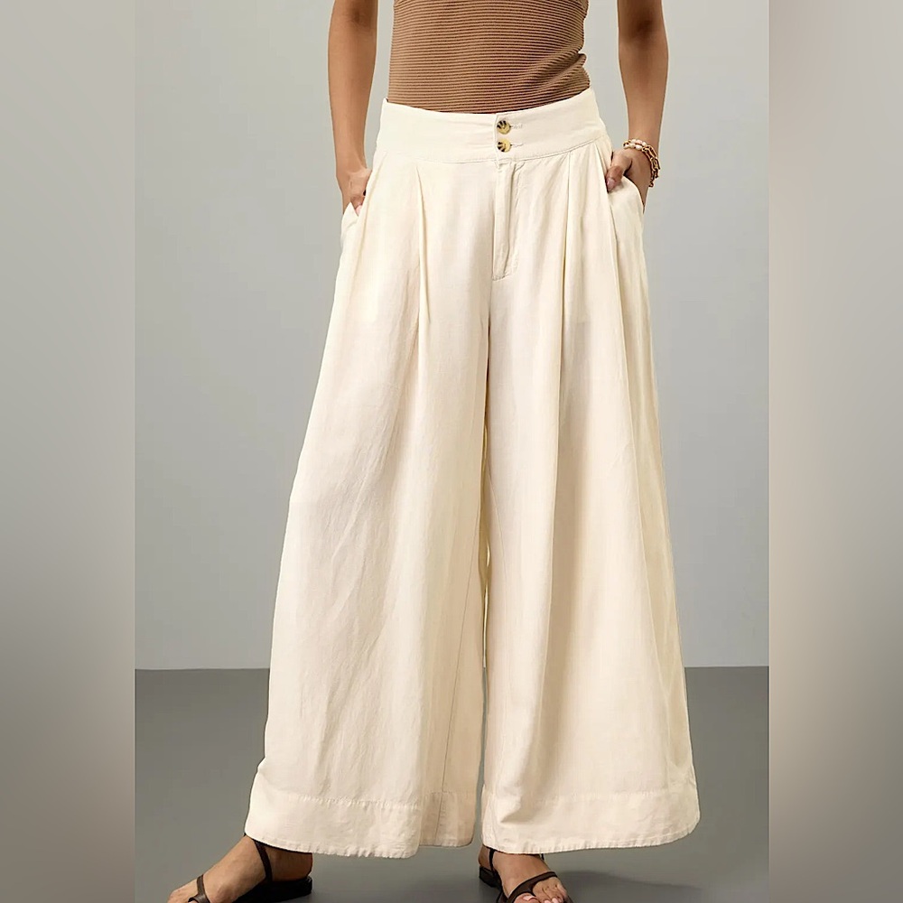 Splend Linen Blend Pants